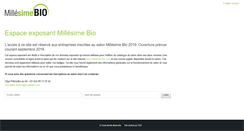 Desktop Screenshot of exposants.millesime-bio.com