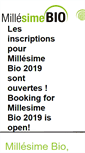 Mobile Screenshot of millesime-bio.com